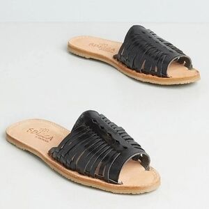 Sbicca Women's Black Haute For Huaraches‎ Slide Sandals Women NWT